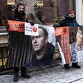 Участники пикета в Таллинне: не исключаем, что Путин убил Навального