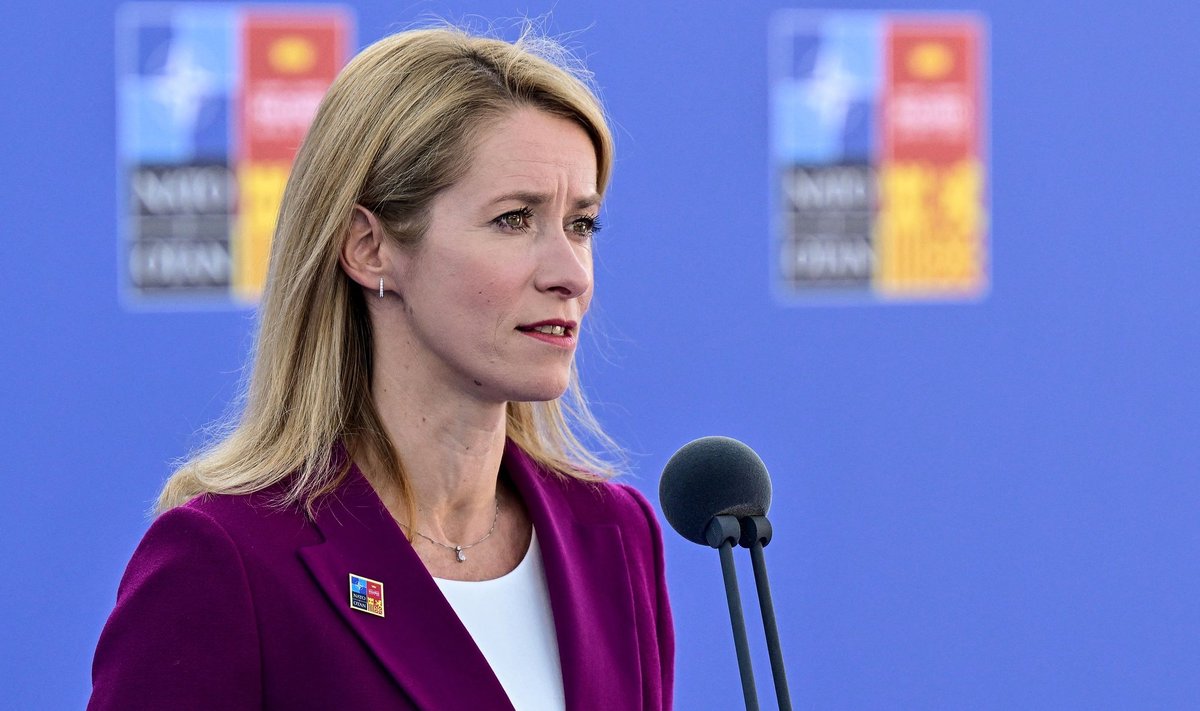 Kaja Kallas NATO Madridi tippkohtumisel juunis.