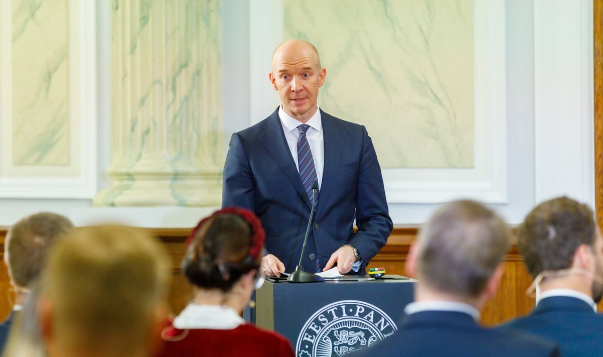ODAVA RAHA LÕPP: Madis Müller toonitas, et intressimäärade tõusu tõttu kasvavatest laenukuludest suurem probleem on väljavaade, et hoogne hinnatõusutempo juurdub majanduses pikemaks ajaks.