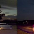 VIDEO | Joobes juht üritas Narvas politsei eest põgeneda nii driftides kui joostes, kuid edutult