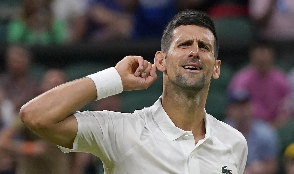 Novak Djokovic on teel karjääri kaheksanda Wimbledoni tiitli poole.