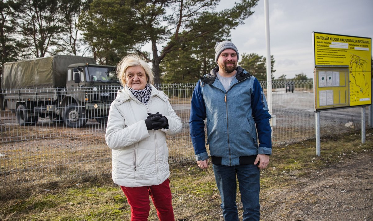 Maris Ehrbach ja Reigo Krutto on ühel meelel: polügoon on täiesti talutav naaber.