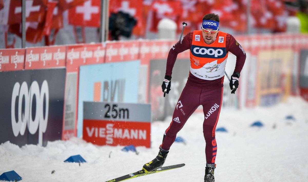 Tour de Ski avaetapi võitnud Sergei Ustjugov