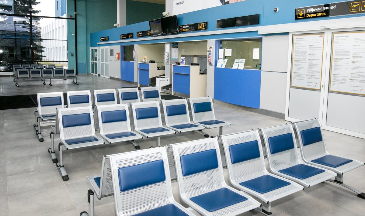 Tartu lennujaam on reisijatest tühi olnud 2022. aasta sügisest.