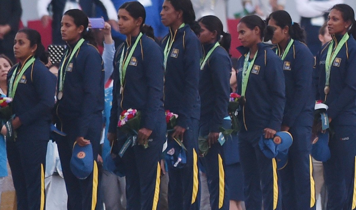 Hõbedane Sri Lanka naiste kriketikoondis Aasia mängudel