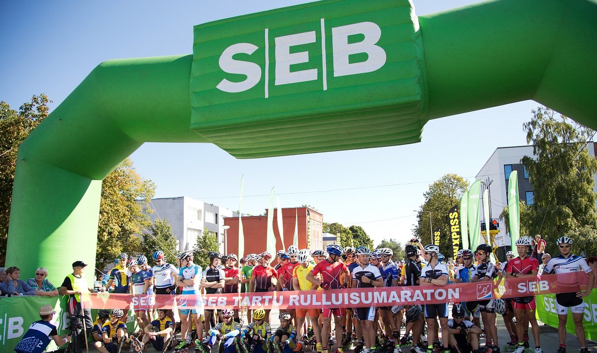 Tartu maratonisarja üritused on aastaid toimunud SEB Panga roheliste värvide all. Nüüd kavatseb suurpank oma toetust vähendada.