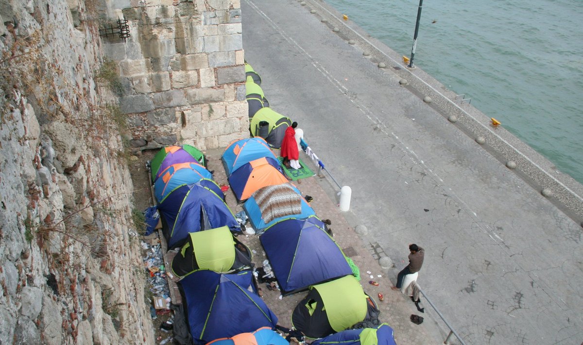 Sõjapõgenikud Kosi saarel Kreekas.