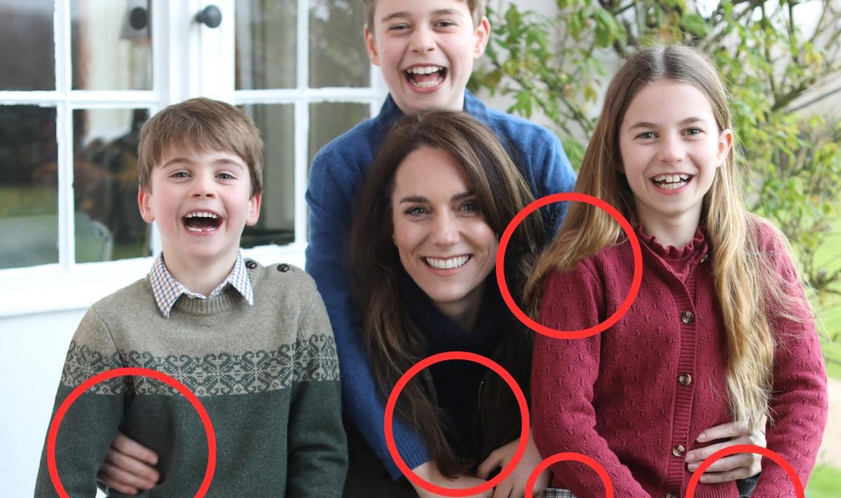 Skandaalne foto Walesi printsessist koos tema kolme lapsega