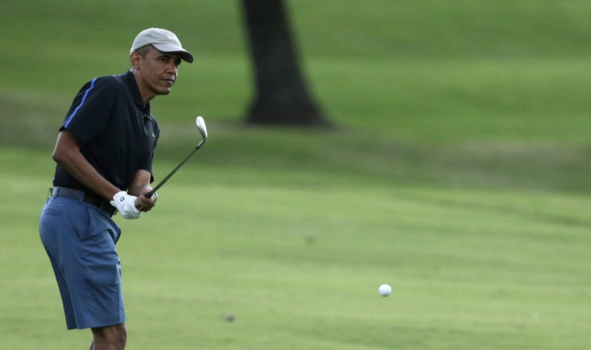 Obama Hawaii golfirajal