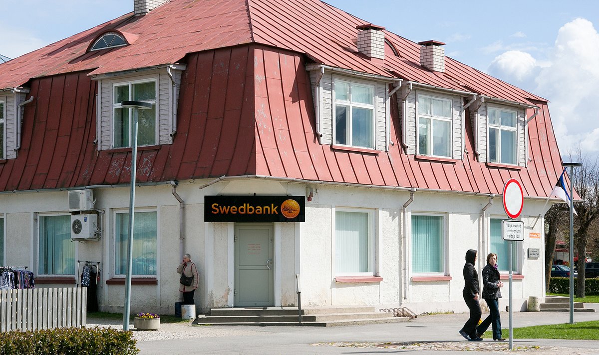 swedbank kontor orisaares suletakse