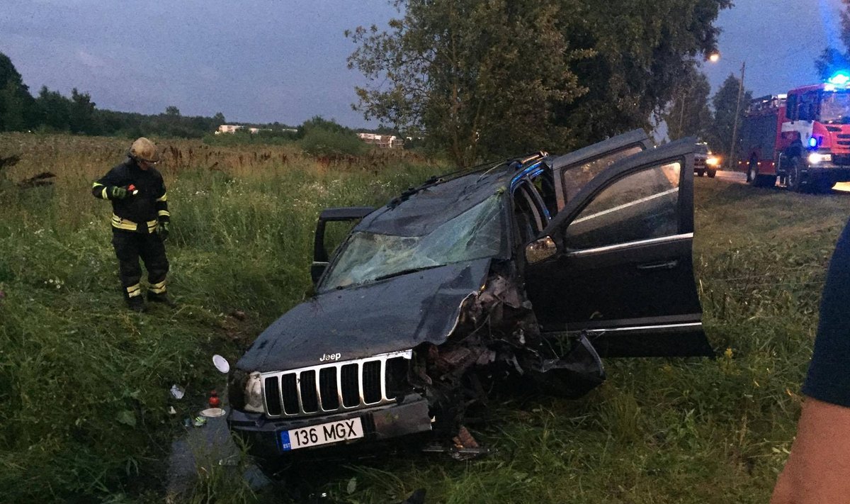 Liiklusõnnetus Tallinnas Rannamõisa teel