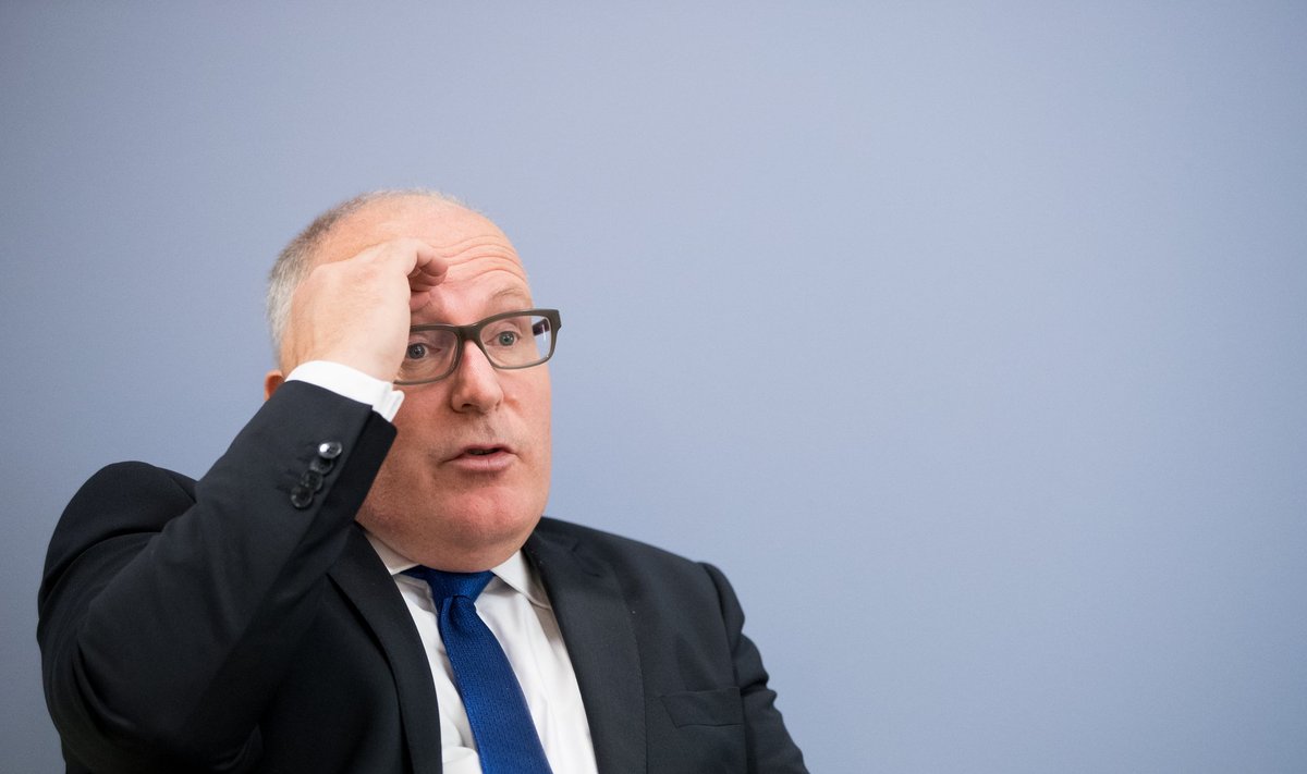 Euroopa Komisjoni asepresident Frans Timmermans