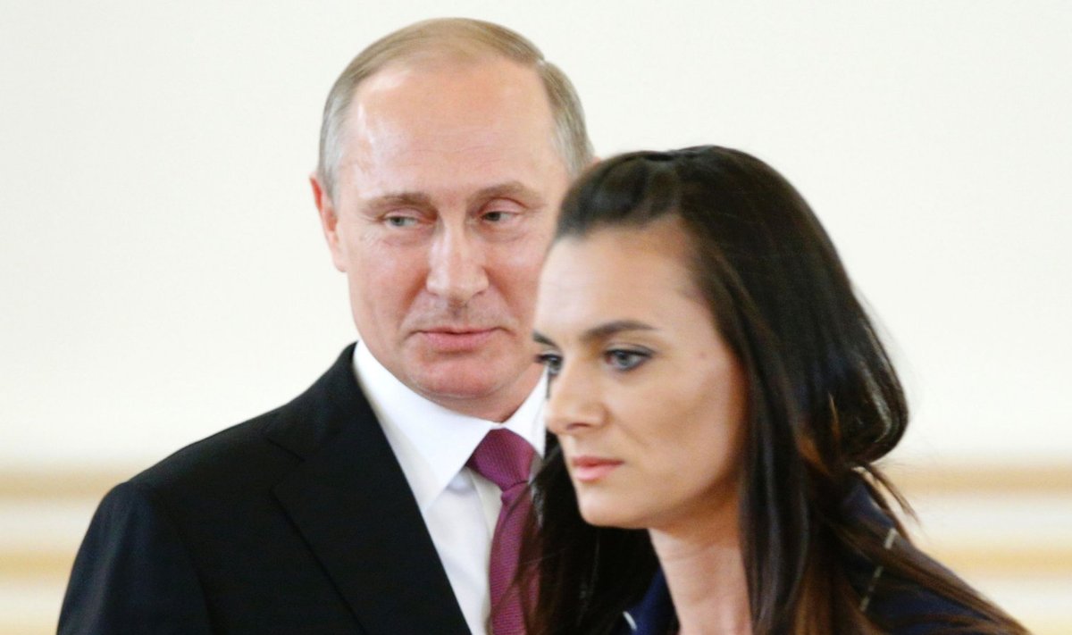 Vladimir Putin ja Jelena Isinbaeva