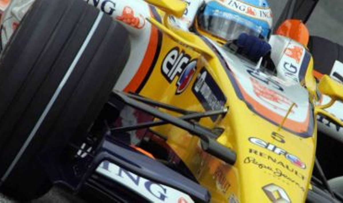 Fernando Alonso Renault' vormel