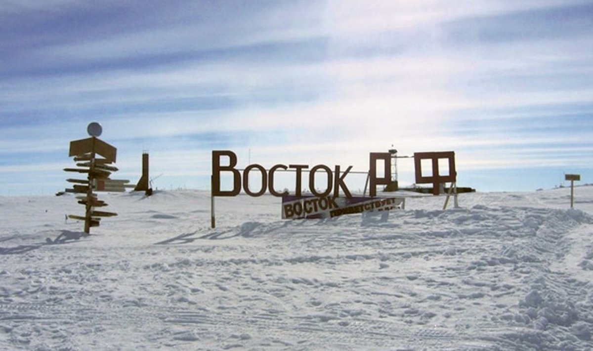 Vene uurimisjaam Vostok asub maailma kõige karmima kliimaga paigas Antarktise mandri sügavuses.