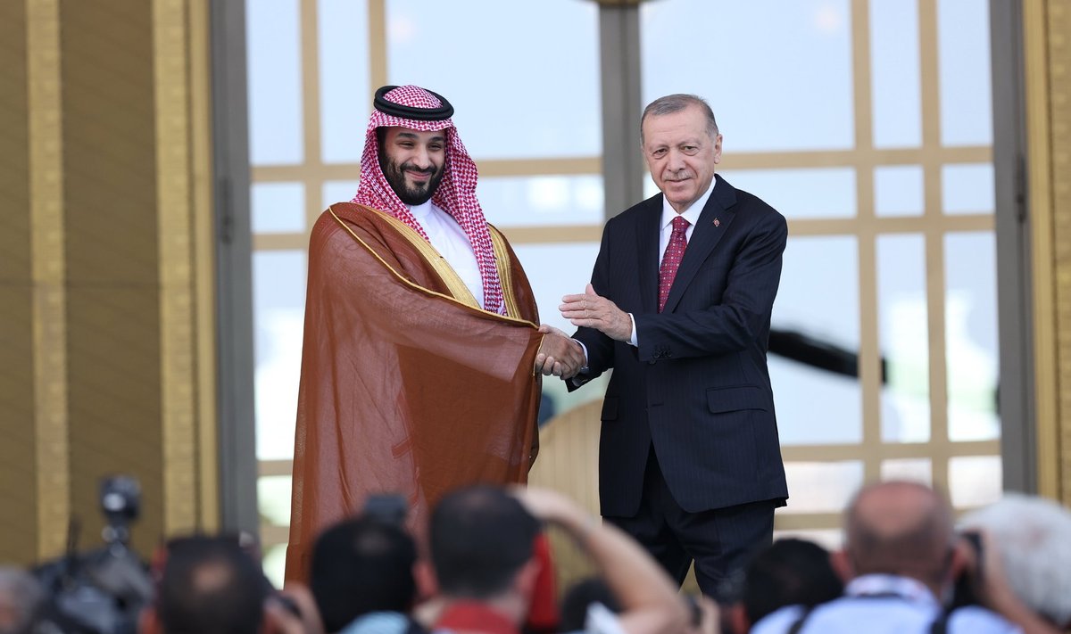 Mohammed bin Salman ja Recep Tayyip Erdoğan