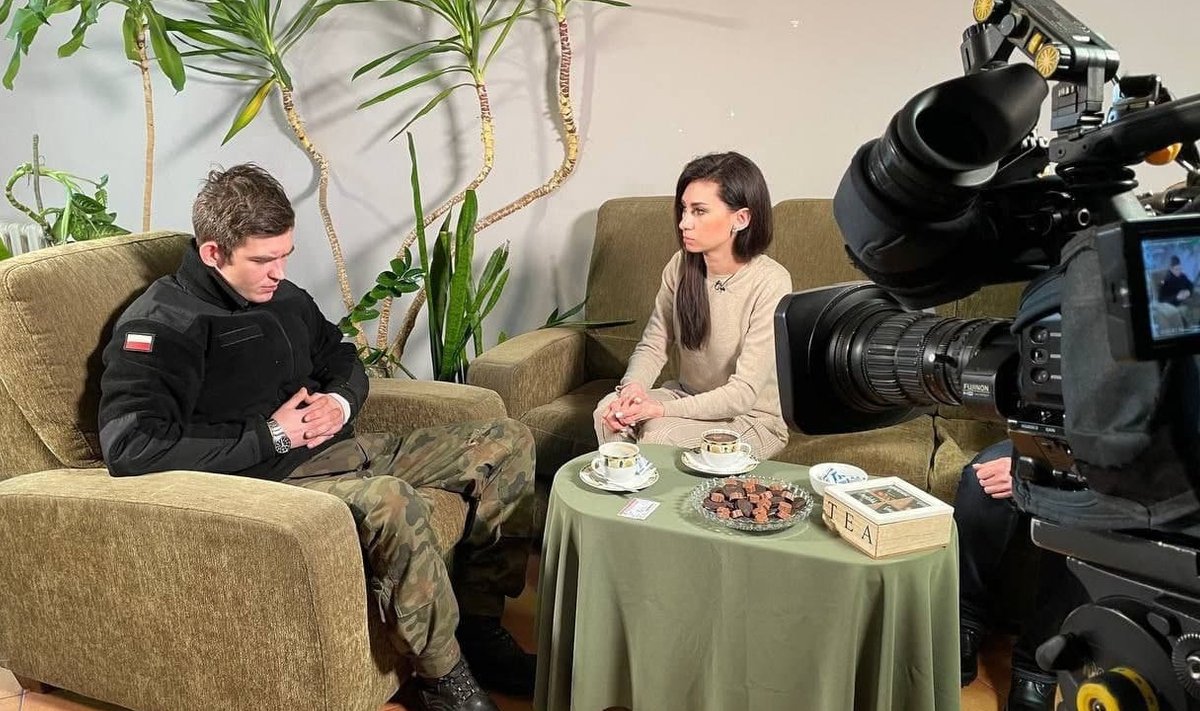 Pagenud sõdur andis Valgevene riigimeediale teleintervjuu.