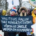 ФОТО | Третий день забастовки. Сегодня к забастовке присоединились детсады. В Тарту состоялся митинг учителей
