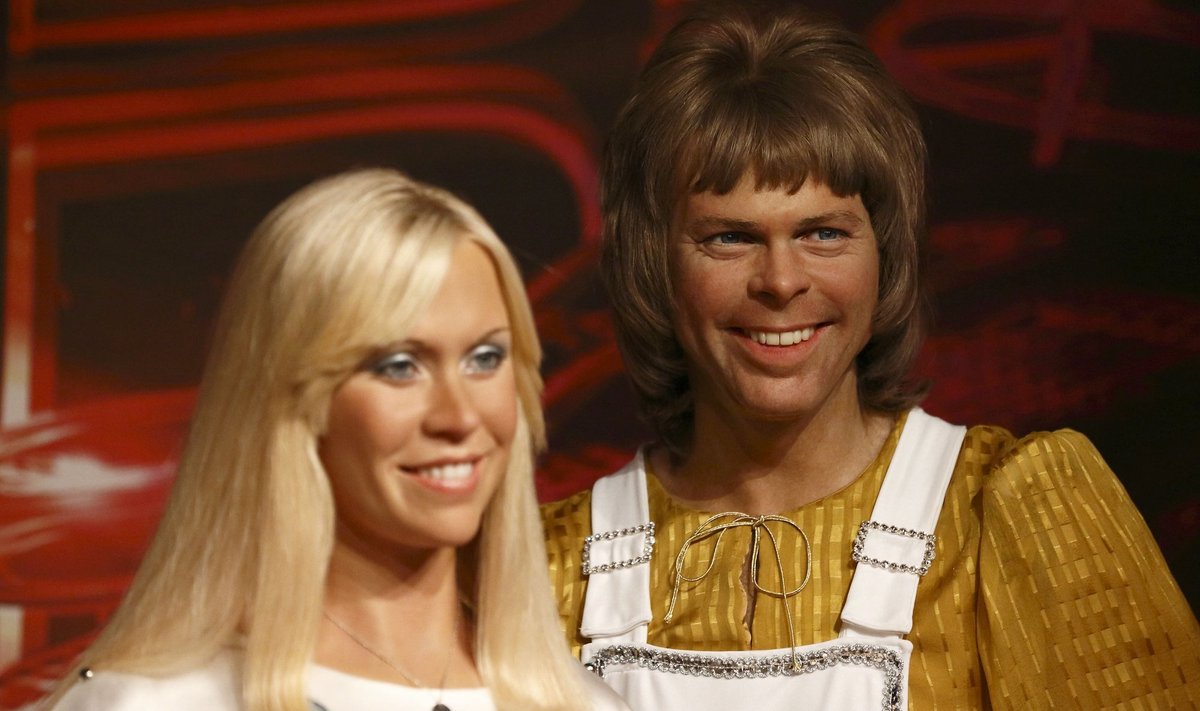 Ansambel Abba liikmed Agnetha Faltskog ning  Björn Ulvaeus