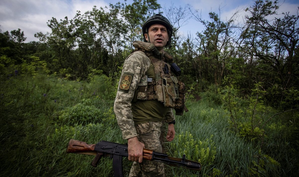 Ukraina sõdur Bahmuti rindel, 30. mai