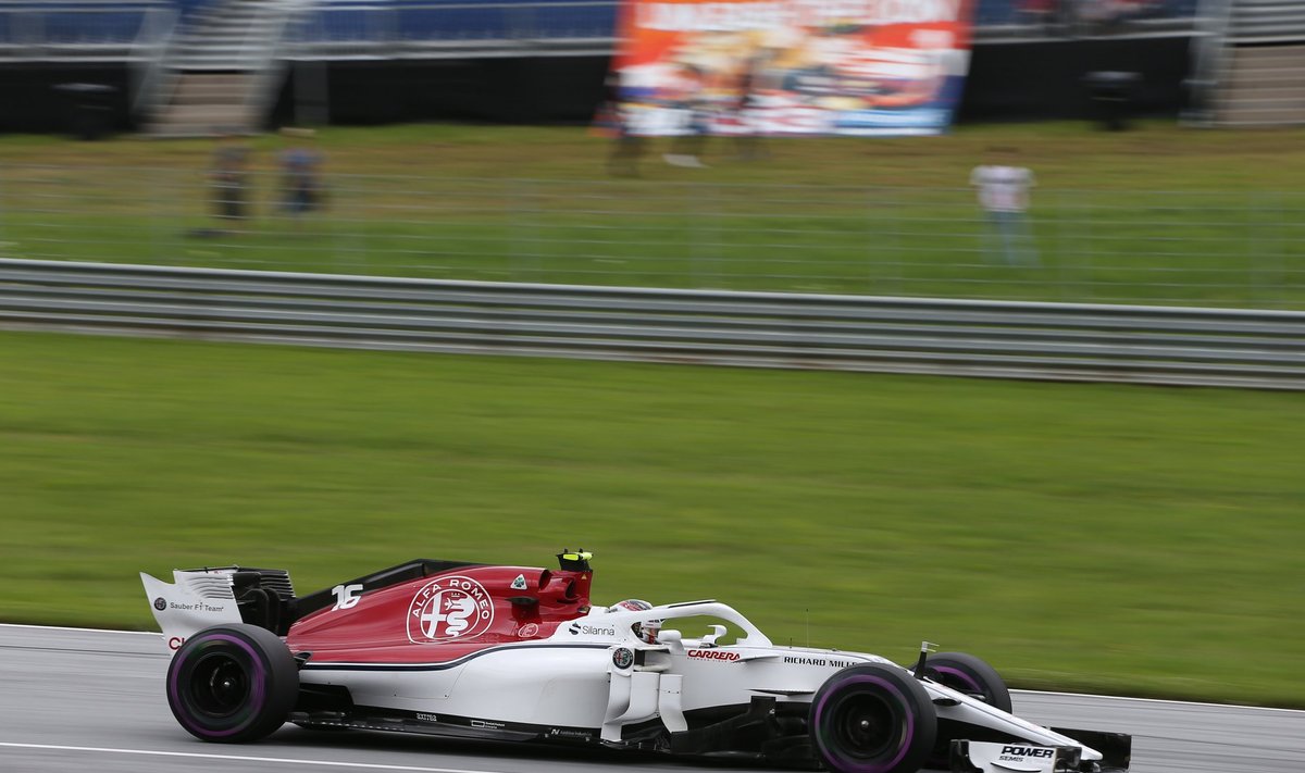 Charles Leclerc Sauber-Ferrari roolis