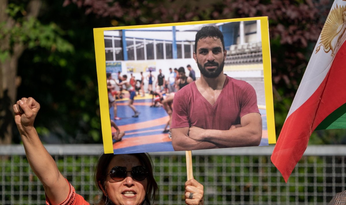 Berliini protesteeriti Navid Afkari hukkamise vastu.