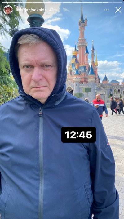 Kristjan Jõekalda Disneylandis.