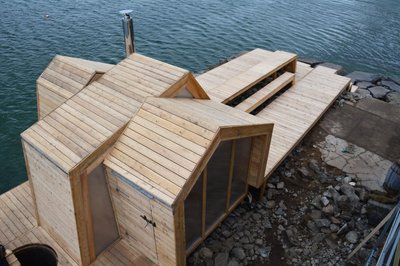 Sauna loomisel olid aluseks vorm ja rütm, mis imiteerivad Norra loodust.