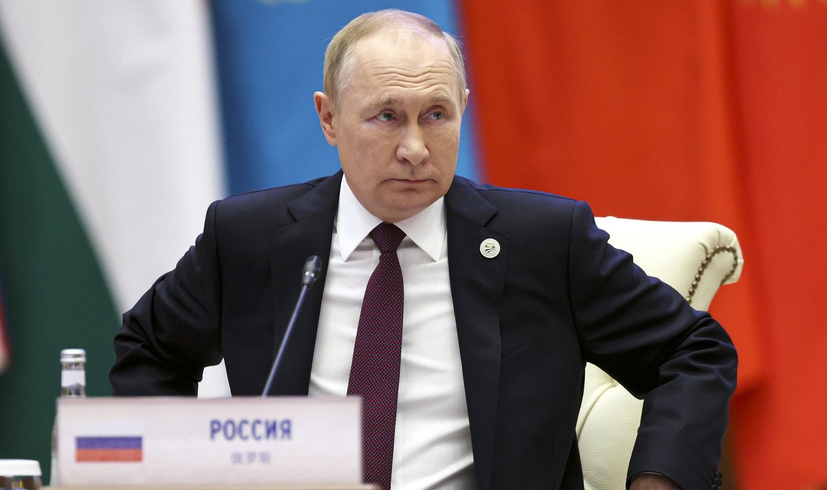 Venemaa riigipea Vladimir Putin täna Shanghai koostööorganisatsiooni tippkohtumisel