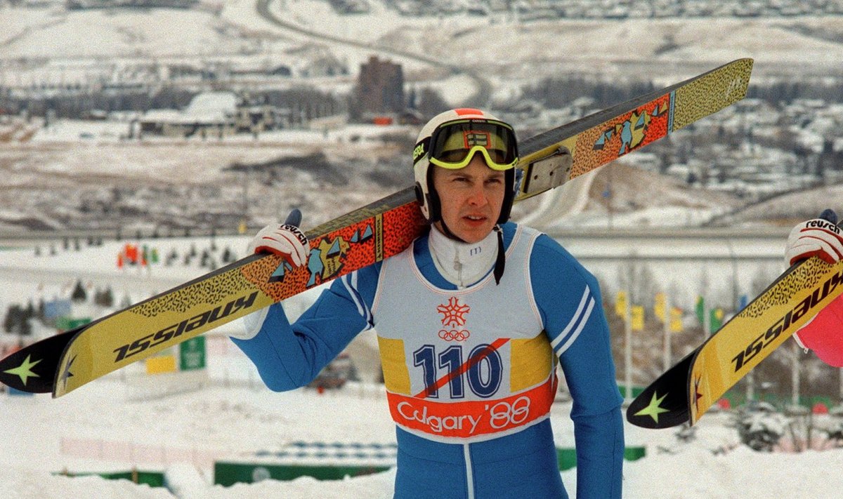 Matti Nykänen Calgary olümpial 1988
