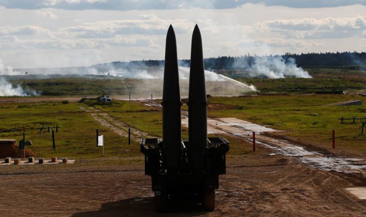ÄHVARDAVAD: Venemaa Iskanderi ballistilised raketid on võimalised kandma tuumalõhkepead. Selliseid tavalõhkepeadega rakette on Kreml Ukrainasse lennutanud sadu.