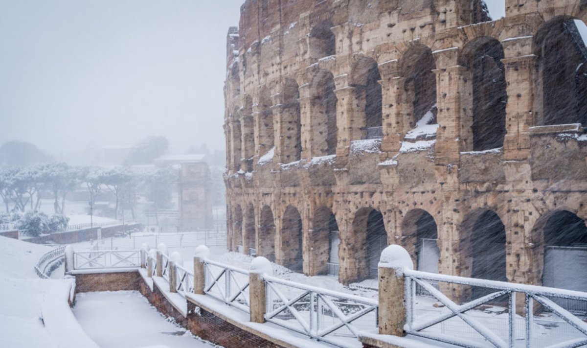 2018. aasta veebruaris sadas isegi Roomas laia lund