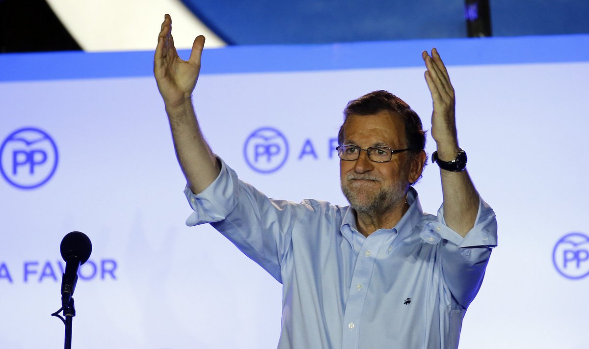 Valimiste võitja Mariano Rajoy