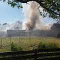 DELFI VIDEOD JA FOTOD | Viimsis põles lahtise leegiga vana lasteaia hoone