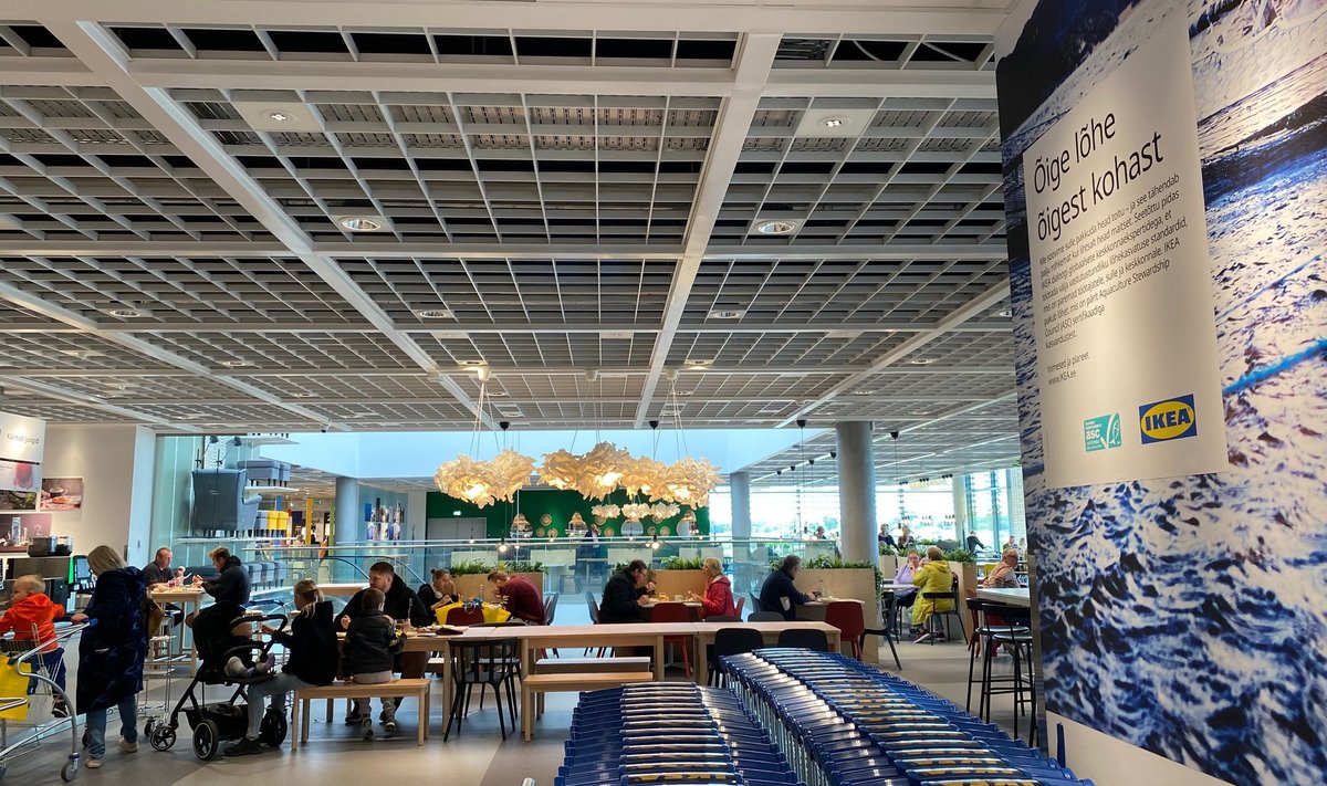 IKEA restoranis on tööpäeviti lahedalt ruumi, nädalavahetustel läheb trügimiseks.