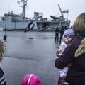 ФОТО | Минный тральщик ВМС Эстонии Admiral Cowan вернулся в родную гавань после службы в НАТО