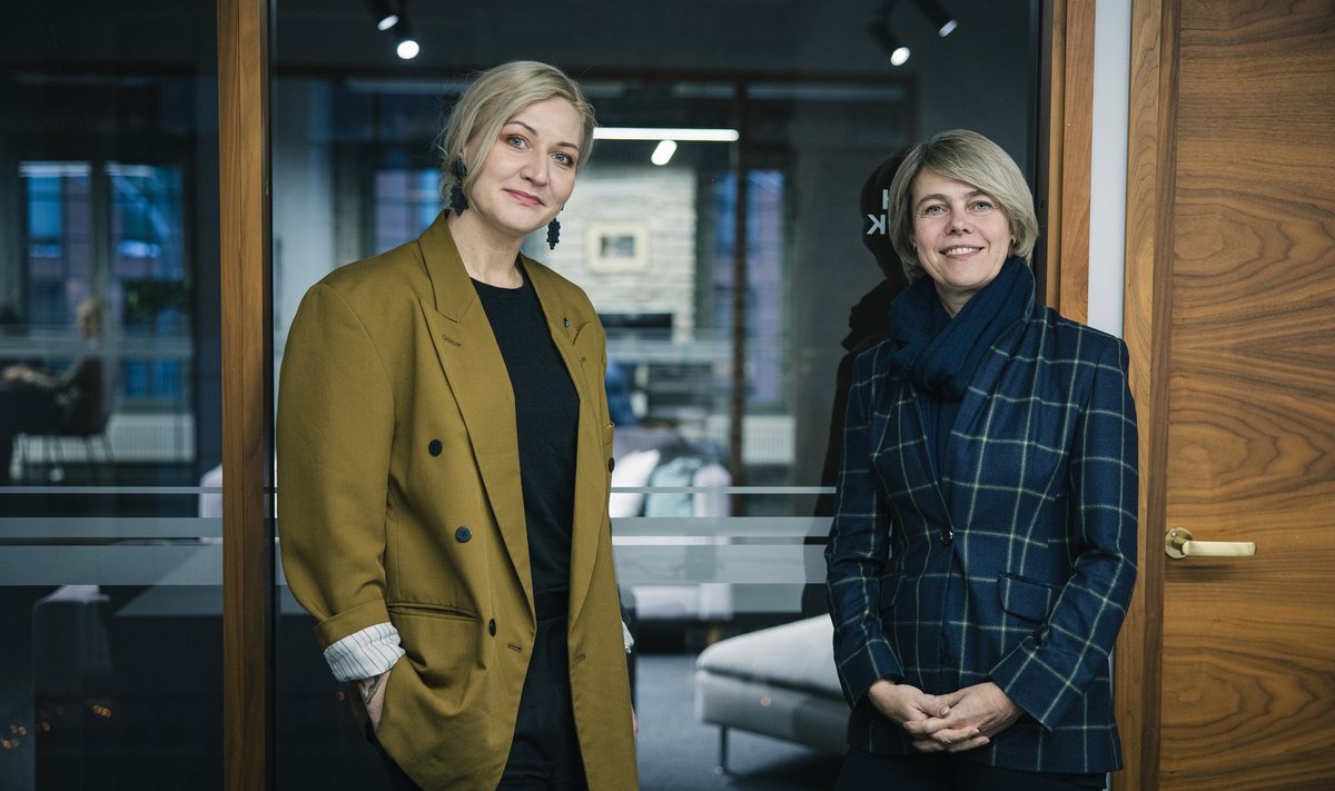 Startup Estonia juht Eve Peeterson (vasakul) ning Asutajate Seltsi juhatuse liige ja Funderbeami asutaja Kaidi Ruusalepp ütlevad, et haridus on investeering, mida kiputakse alahindama.