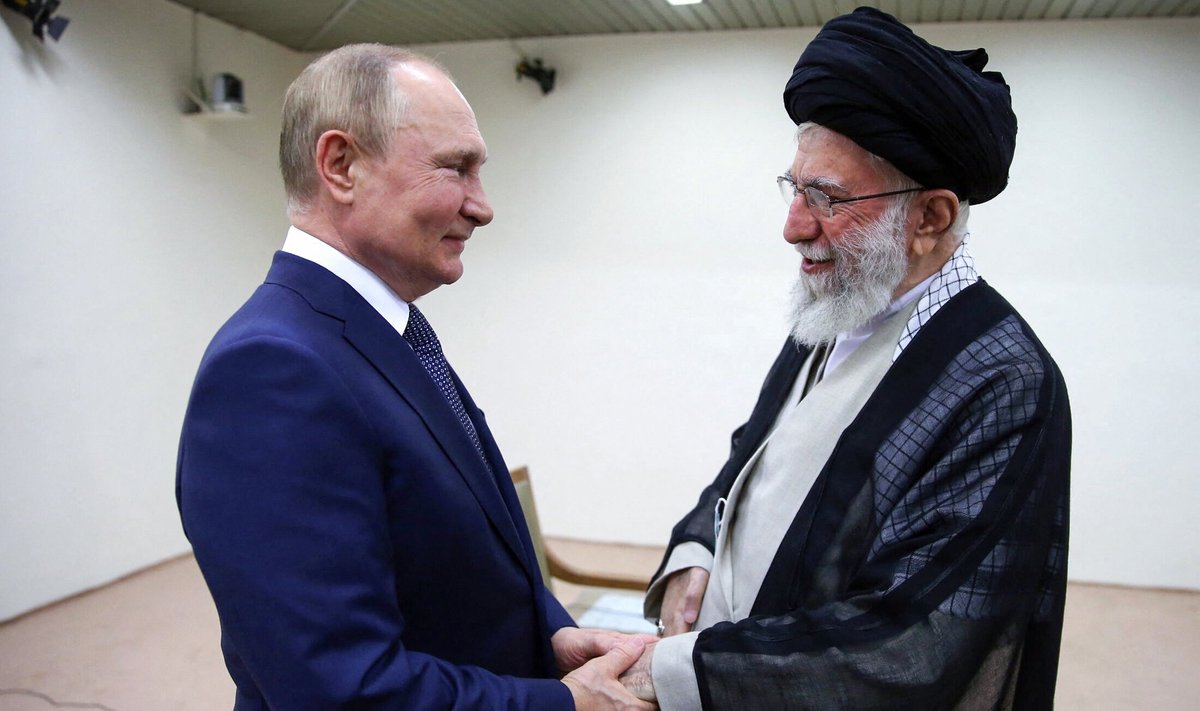 Vene president Putin ja Iraani juht Ajatolla Ali Khamenei