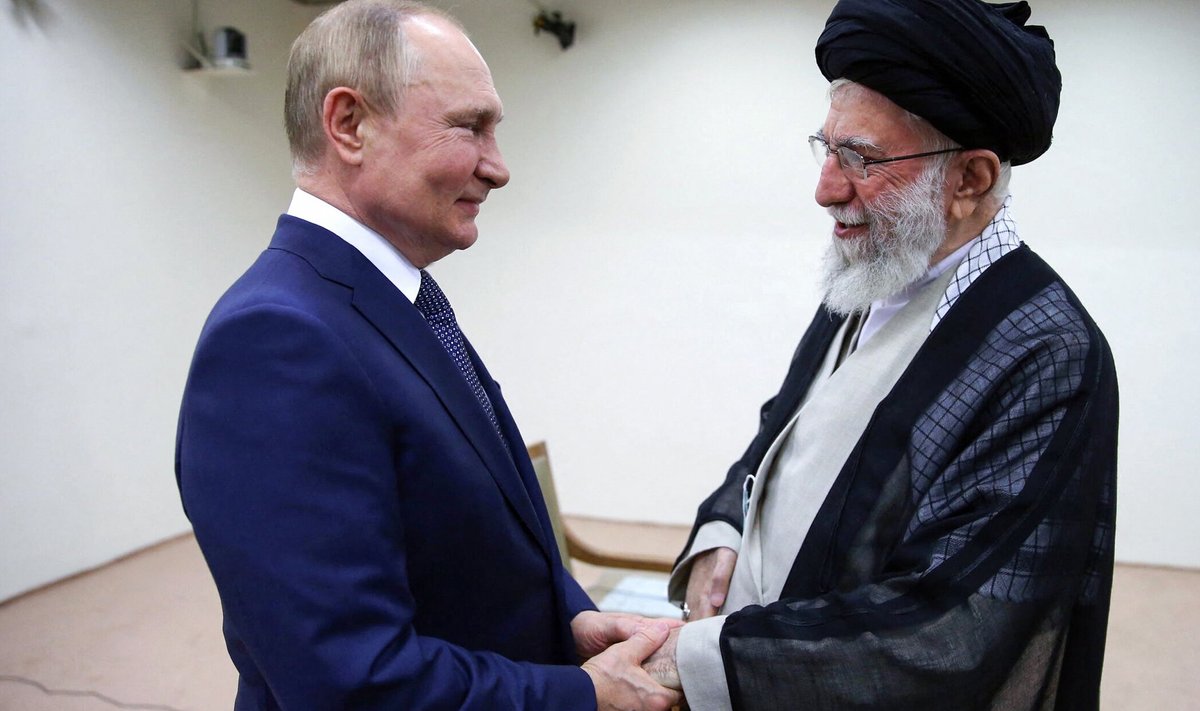 Venemaa president Vladimir Putin ja Iraani juht Ajatolla Ali Khamenei.
