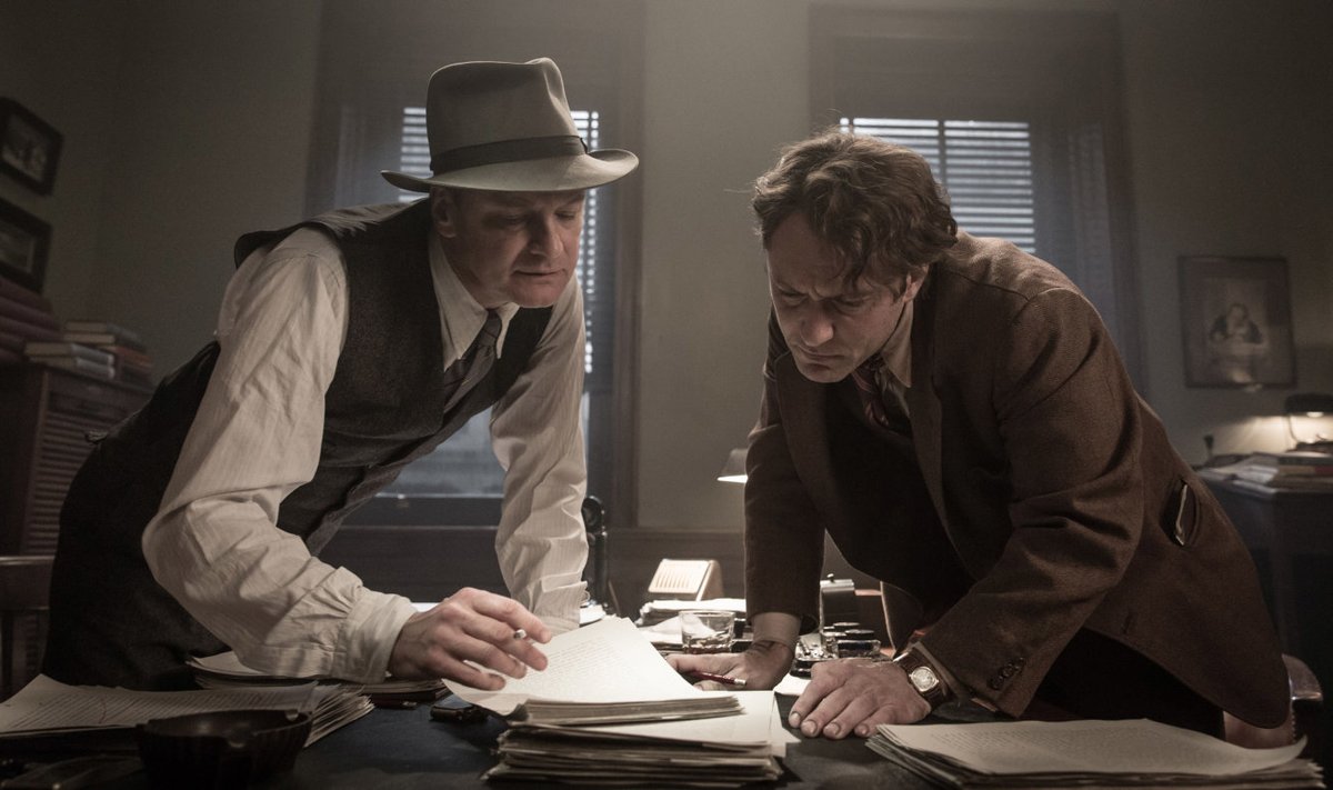 Kaks geeniust: Max Perkinsi (Colin Firth) ja Thomas Wolfi (Jude Law)