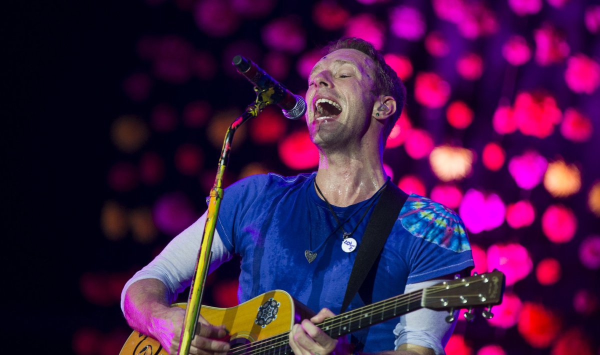 Coldplay Glastonbury festivalil 2016