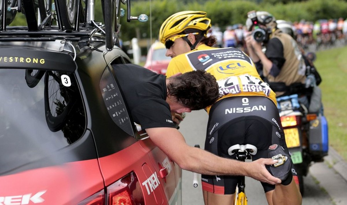 Fabian Cancellaral on olnud Touri ajal probleeme ka sõidukingadega