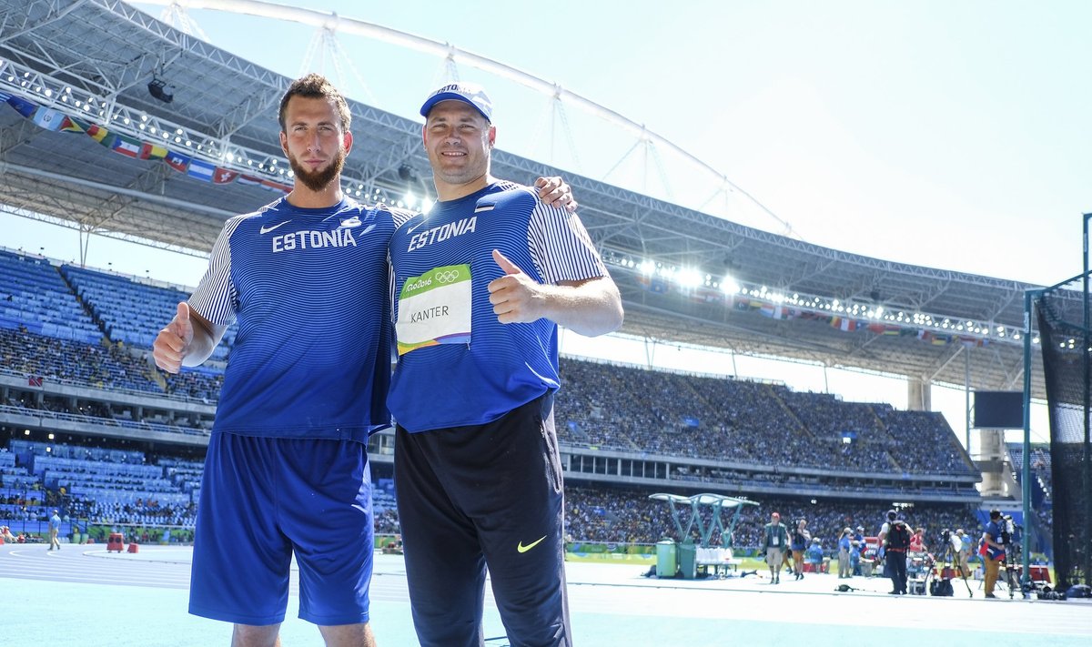 Martin Kupper ja Gerd Kanter teenisid Eesti kergejõustiklastest Rios parimad kohad