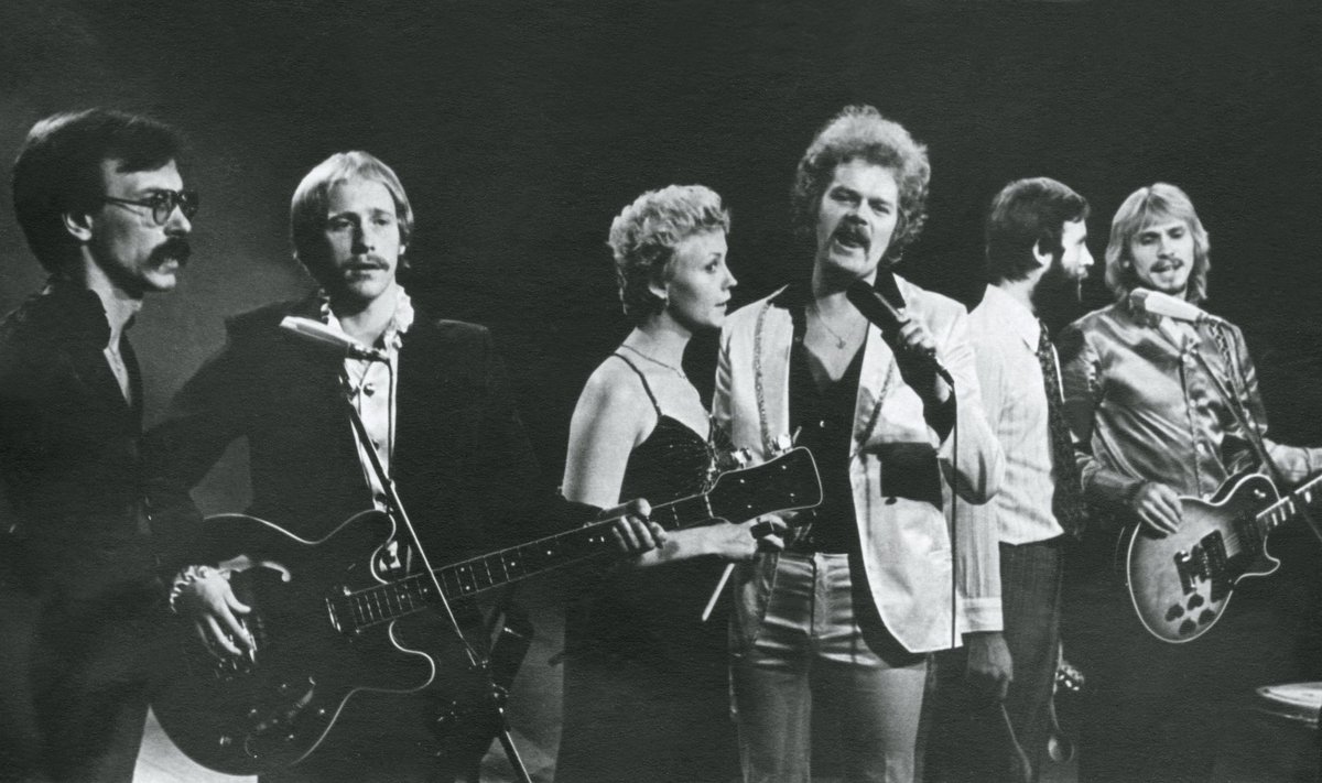 Vitamiini koosseisu kuulusid 1979. aastal Raul Sepper (vasakult), Kulno Luht, Anne Veski, Mait Maltis, Peeter Vähi, Rein Laaneorg. 