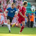 FOTOD: Vähemuses lõpetanud Eesti jalgpallikoondis kaotas Valgevenele 0:2