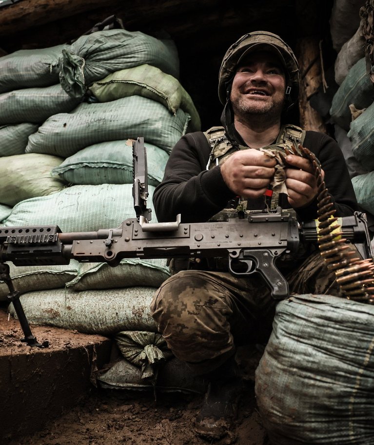 Ukraina sõjaväelane Donetski piirkonna rindel. Foto tehtud 6. novembril 2023.
