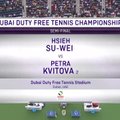 TÄISPIKKUSES | Dubai turniiri esimene finalist on Petra Kvitova, kes kukutas üllatusnaise Taiwanist