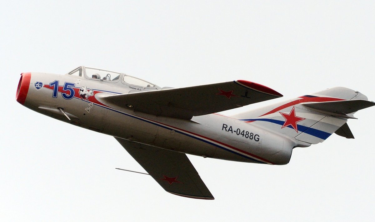 Ka Venemaa õhujõududel on veel alles mõned MiG-15 eksemplarid, mida demonstreeritakse pidulikel üritustel.