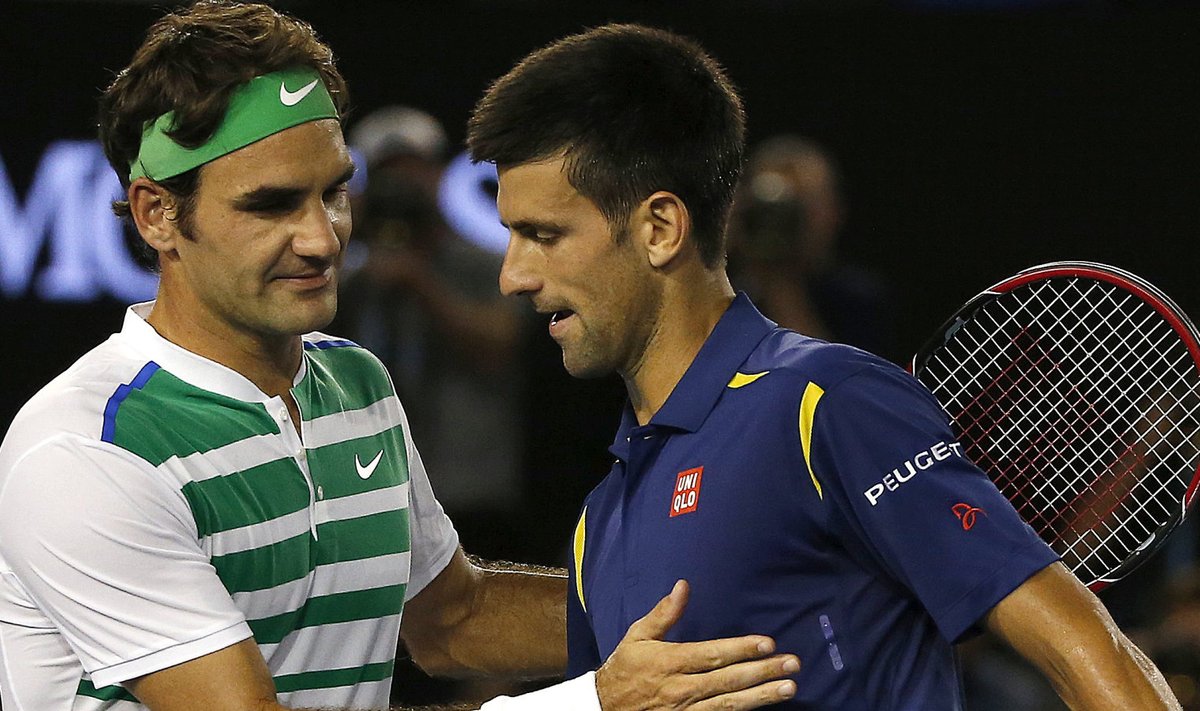 Roger Federer ja Novak Djoković