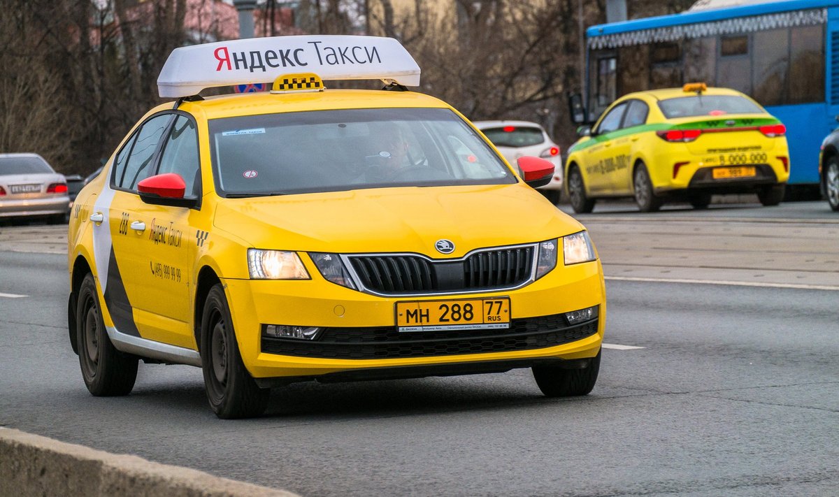 Yandexi takso Venemaal.